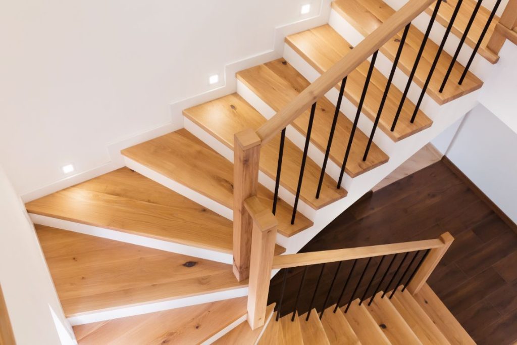 style design escalier bois